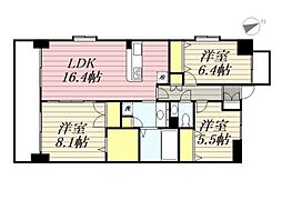 間取図画像 3LDK