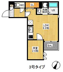 REGALEST Giglio（ジリオ）吉塚 2階
