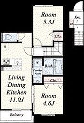 ボワールアビオン博多A 2階