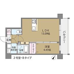 セントレアヒルズふくろうの森 1LDKの間取図画像