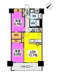 アンドルーツ駅東 9階