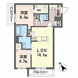 シャーメゾンiroha 3階