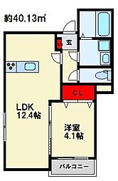 間取図画像 1LDK