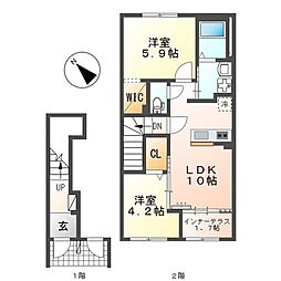 グランノアール青葉 2階/202