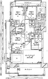 セントラルパーク香椎照葉 10階4LDKの間取り