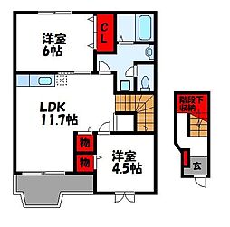 JR鹿児島本線 福工大前駅 徒歩17分 2階/-