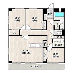 物件の間取り