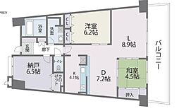 アイランドシティインフィニガーデンS棟 3LDKの間取図画像
