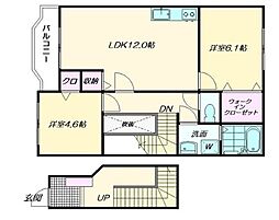 ラヴィアンローズ 2LDKの間取図画像