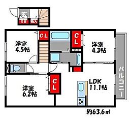 D-room三苫 2階/202
