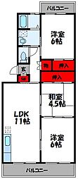 レジデンス森 2階/-