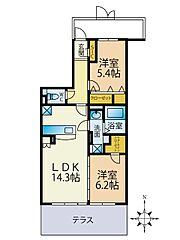 物件の間取り