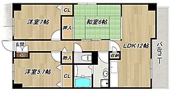 プレミール和白丘 3LDKの間取図画像