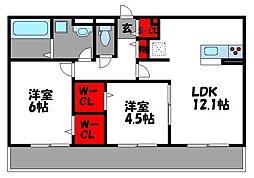 D-room香住ヶ丘II 2階