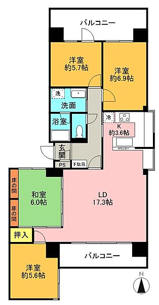 間取り：307000069704