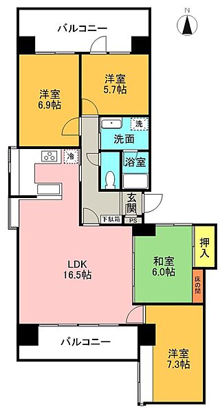 間取り：307000070272