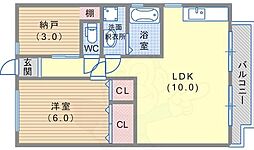 ユメノサニーハイツ 1SLDKの間取図画像