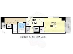 サニーコート豊村 1DKの間取図画像