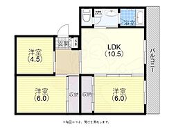 一ノ谷グリーンハイツG棟 5階