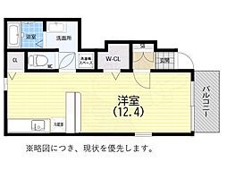 花みずき ワンルームの間取図画像