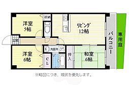 グレーシィ須磨アルテピア1番街 3LDKの間取図画像