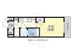 アドバンス神戸パーチェ 1Kの間取図画像