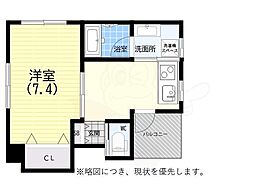 ザ・レジデンス新開地 1LDKの間取図画像