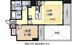プレサンスKOBEグレンツ 1LDKの間取図画像