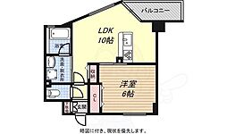プリオーレ神戸大開通 1LDKの間取図画像