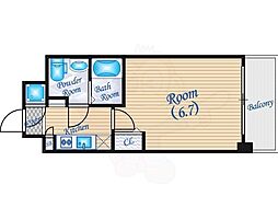 レジュールアッシュ梅田NEX 2階/-