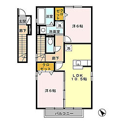間取図画像 1LDK