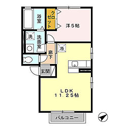 間取図画像 1LDK
