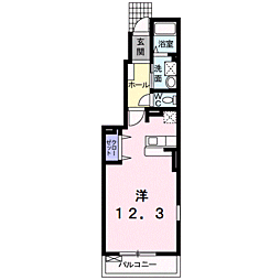 間取図画像 ワンルーム