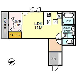 間取図画像 1LDK