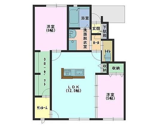 サンパレス白尾I_間取り_0