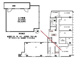 チャリ千駄ヶ谷の間取図画像