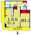ブリスキューブ2階13.6万円