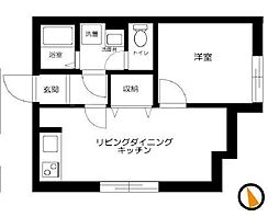 ZERDIA綾瀬 4階1LDKの間取り