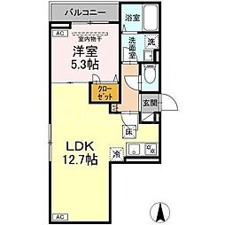 間取図画像 1LDK