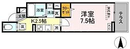 間取図画像 1K