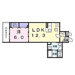 間取図画像 1LDK