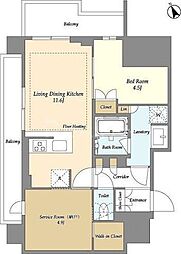 間取図画像 1SLDK