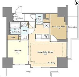 間取図画像 1SLDK