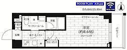 StageGrande竹ノ塚 1Kの間取図画像
