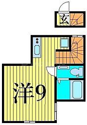 AlleyHouse ワンルームの間取図画像