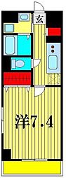 TNGビル 1Kの間取図画像