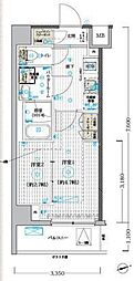 MAXIVCROSお花茶屋 2Kの間取図画像