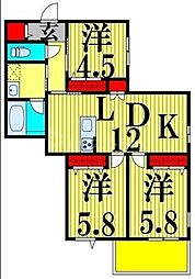 Grand Maison 青井II 1階/-