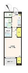 ハーモニーテラス柴又VIII 1Kの間取図画像