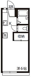 えある旭ケ丘 ワンルームの間取図画像